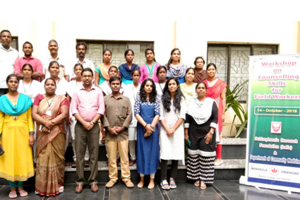 Group photograph of participants with resource persons from SCARF